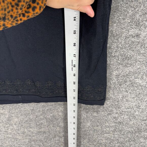 Valerie Top Women L Large Black Sleeveless Wide Strap Rayon V-Neck Stretch - Picture 5 of 6